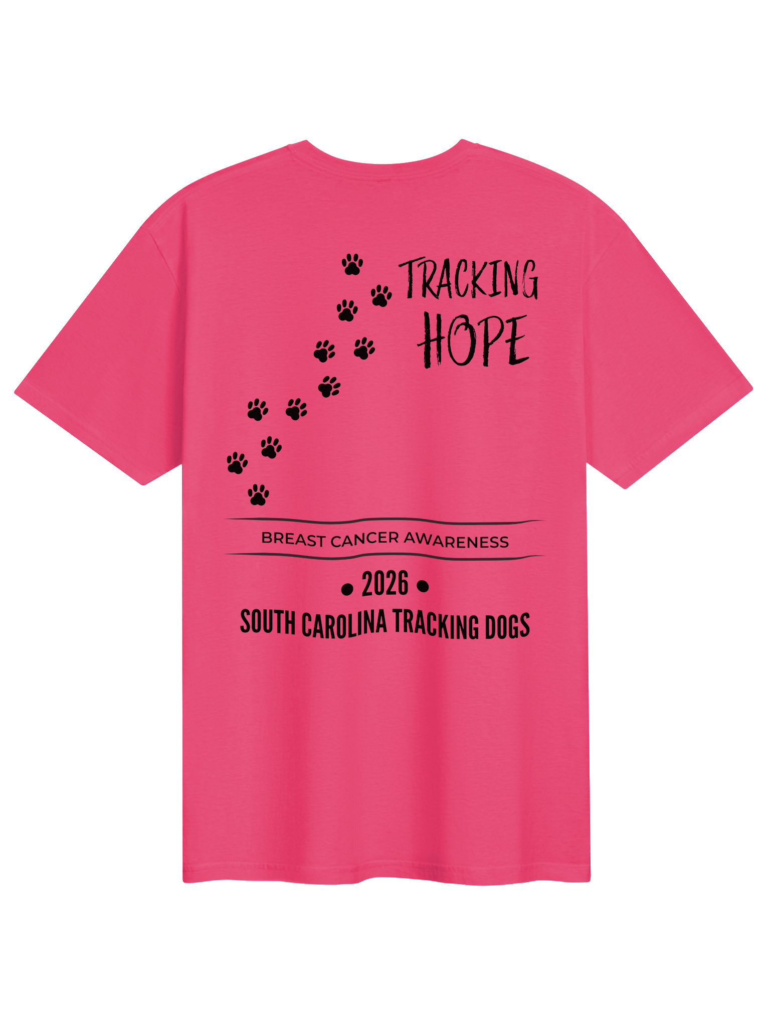 Tracking Hope shirt — back