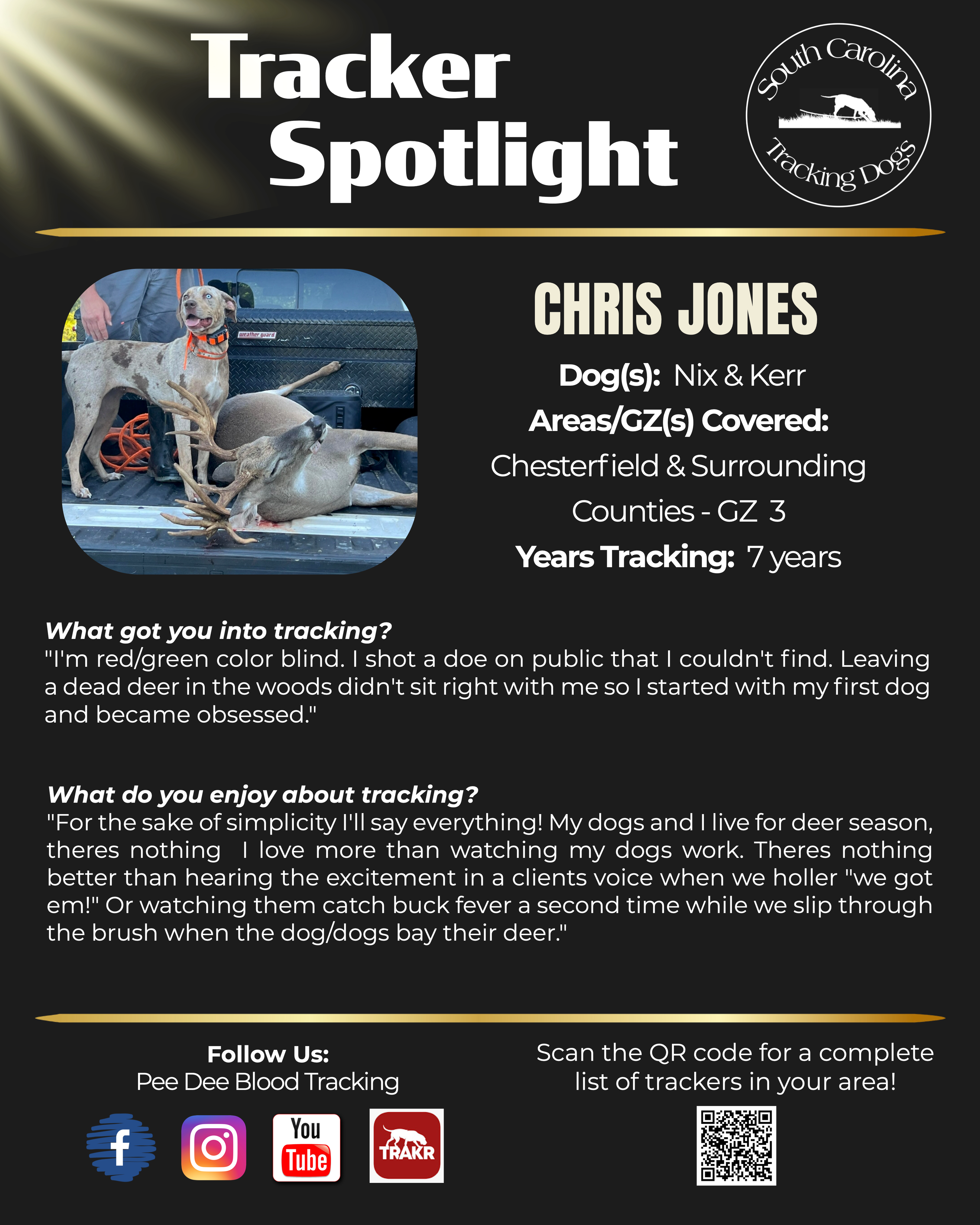 Tracker Spotlight — Chris Jones