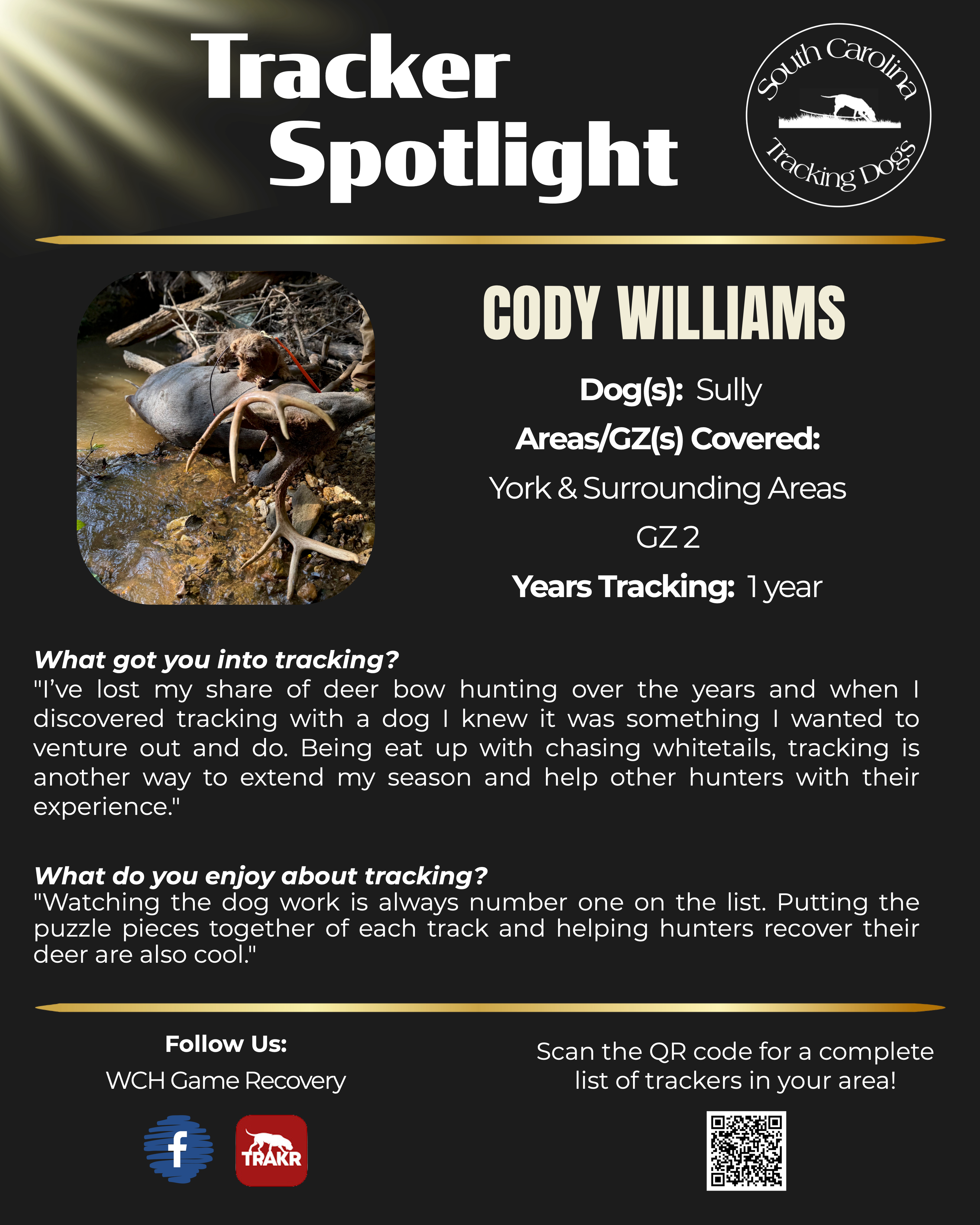 Tracker Spotlight — Cody Williams