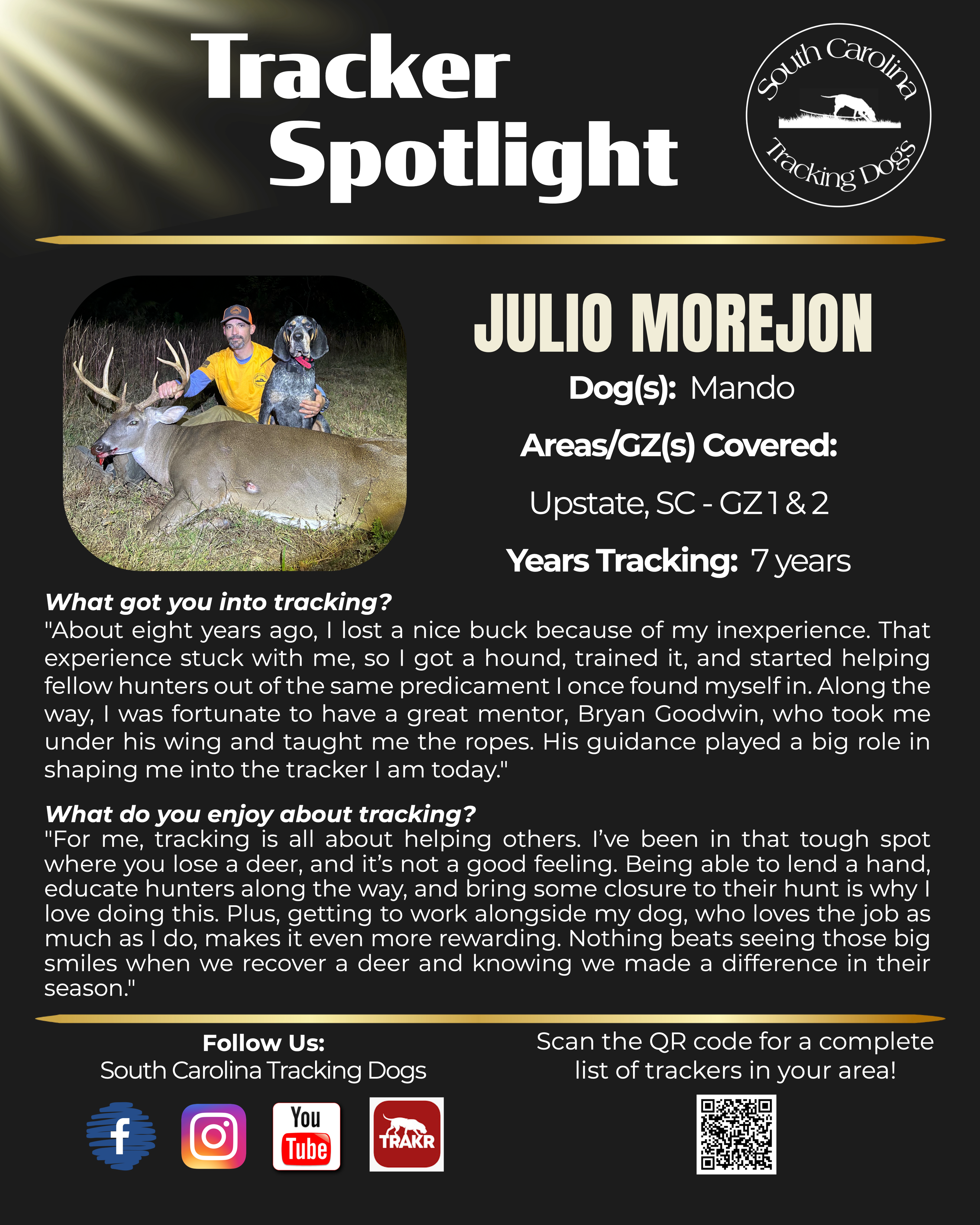 Tracker Spotlight — Julio Morejon
