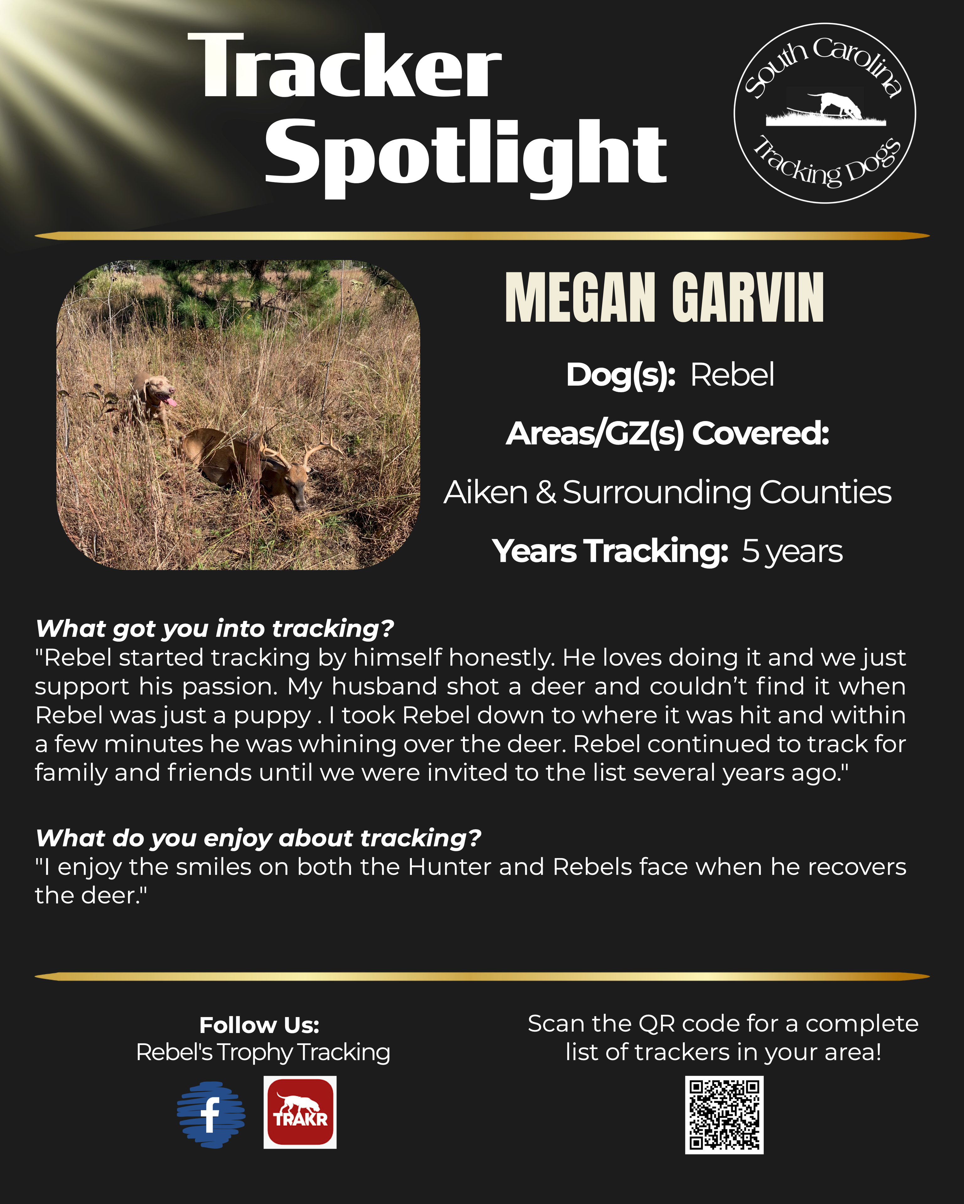 Tracker Spotlight — Megan Garvin