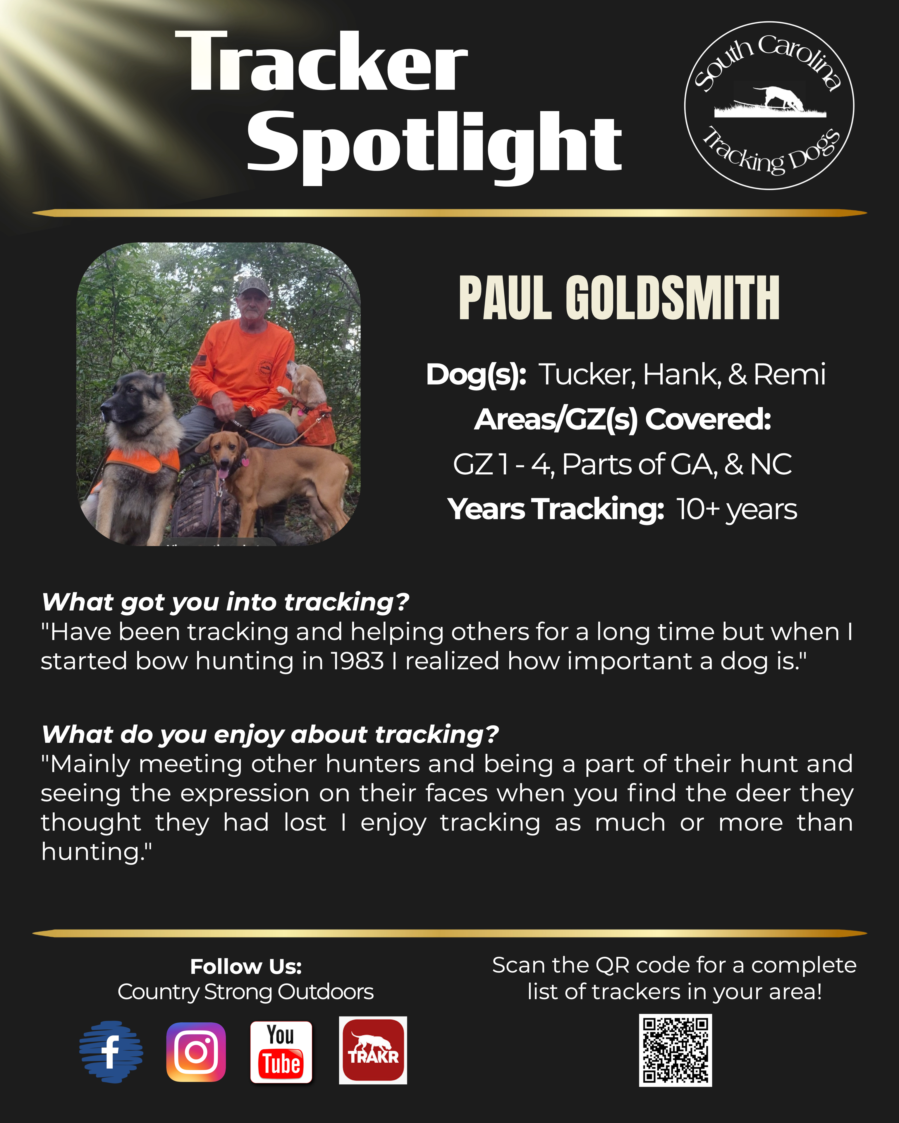 Tracker Spotlight — Paul Goldsmith