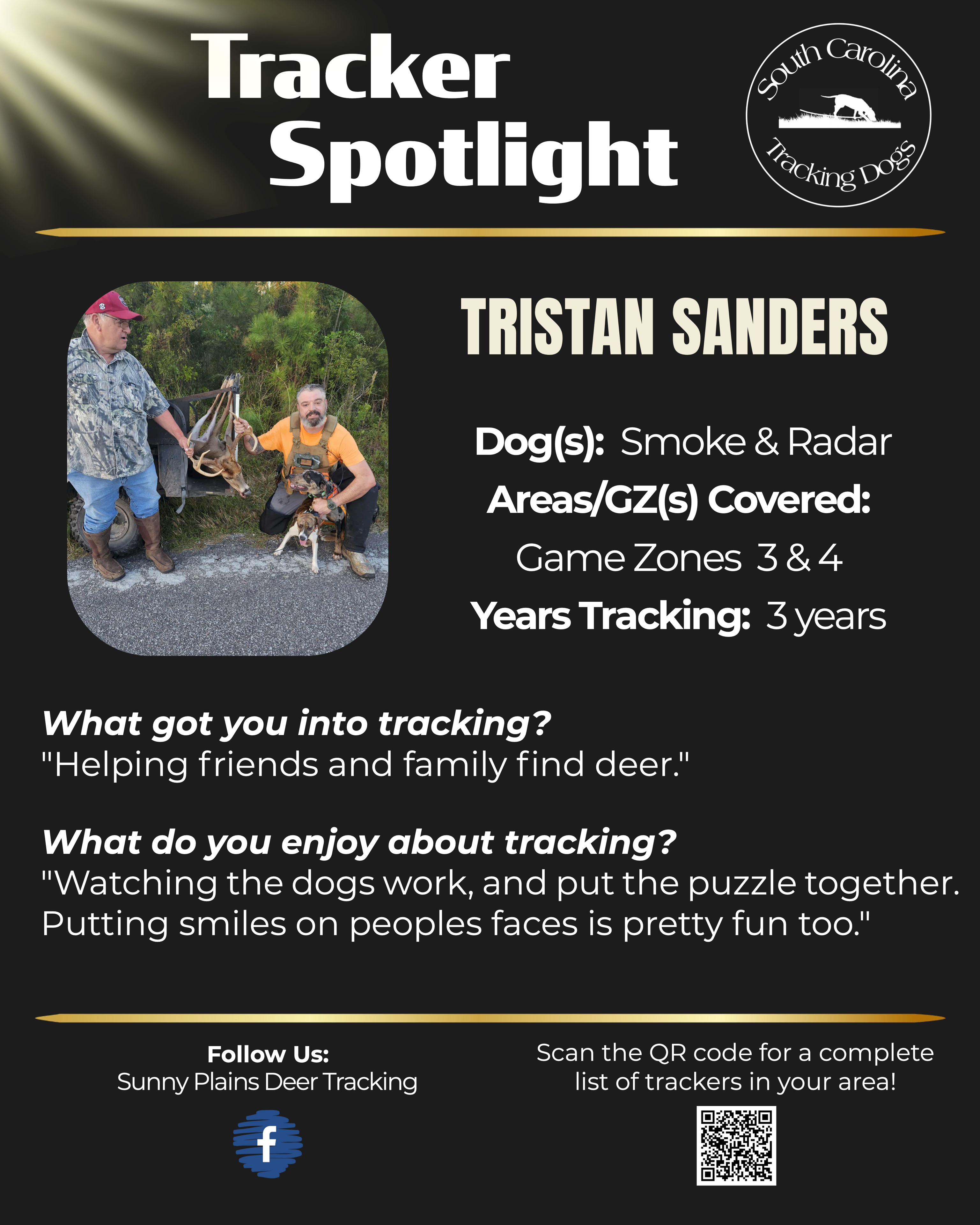 Tracker Spotlight — Tristan Sanders